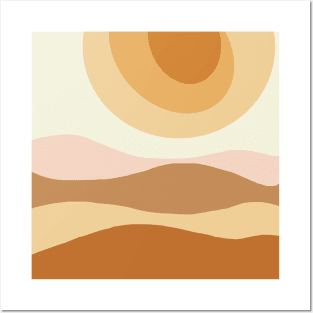 Abstract Landscape Posters and Art